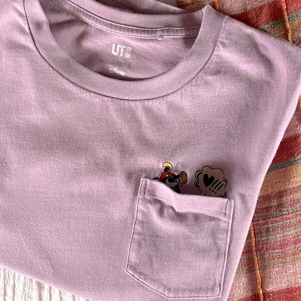 Uniqlo Mickey Mouse Tee - Lavender